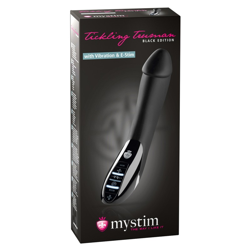 Stymulator-TICKLING TRUMAN ESTIM VIBE BLACK